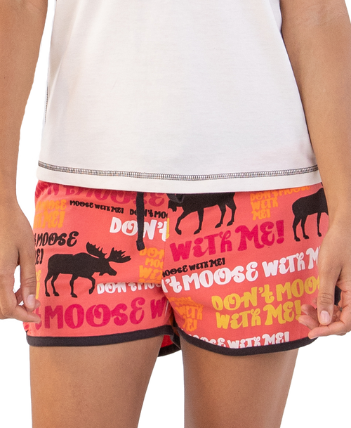  Don't Moose with Me Women's Shorts 