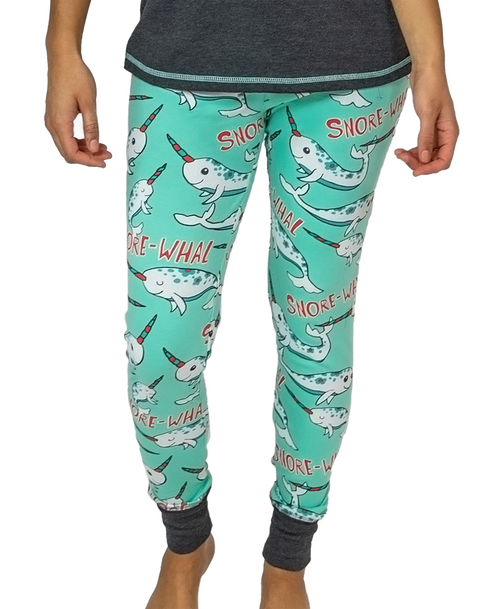  SnoreWhal Women's Narwhal Legging 