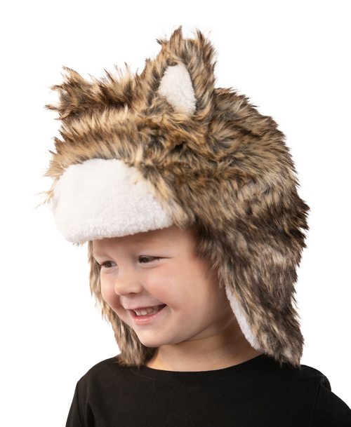  Wolf Kid and Adult Critter Cap 