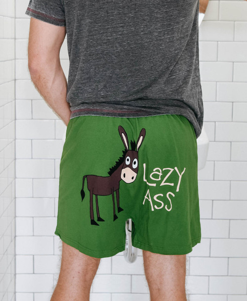 Lazy Ass Men's Donkey Funny Boxer Lazy Ass Men's Donkey Funny Boxer