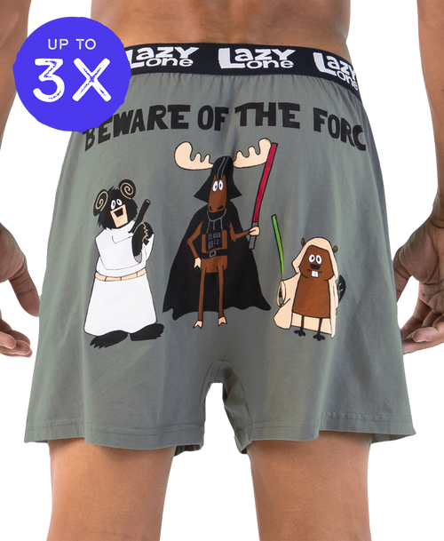  Beware of the Force Men's Funny Boxer 