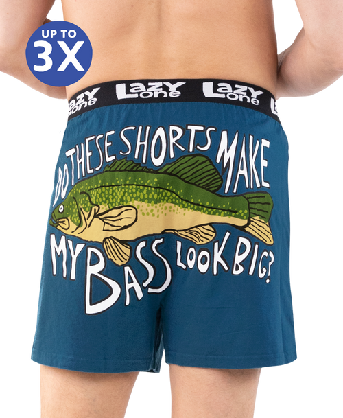Do These Shorts Make My Bass Look Big? Men's Funny Boxer Do These Shorts Make My Bass Look Big? Men's Funny Boxer
