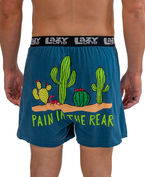 Pain In The Rear Men's Cactus Funny Boxer Pain In The Rear Men's Cactus Funny Boxer
