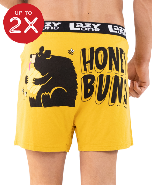  Honey Buns Men's Bear Funny Boxer 