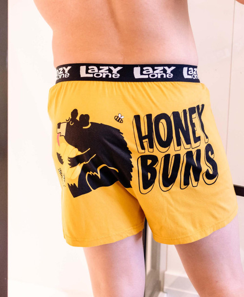 Honey Buns Men's Bear Funny Boxer Honey Buns Men's Bear Funny Boxer