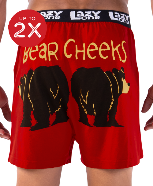  Bear Cheeks Men's Funny Boxer 