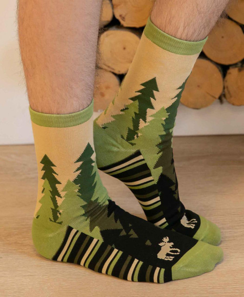  Forest Crew Socks 