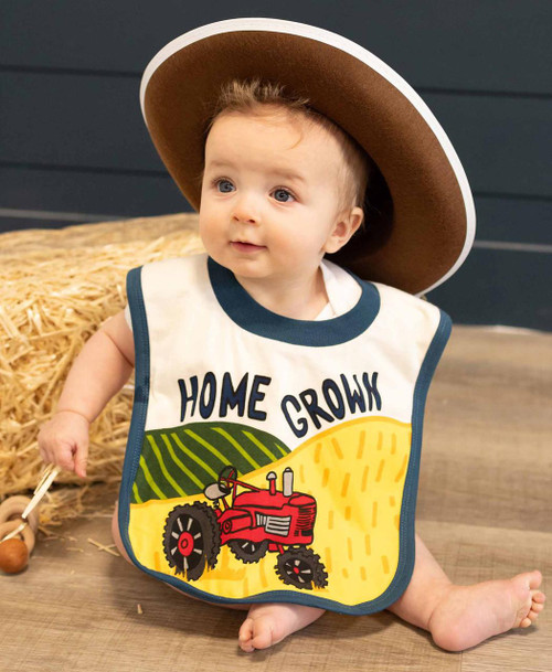 Home Grown Tractor Infant Bib Home Grown Tractor Infant Bib