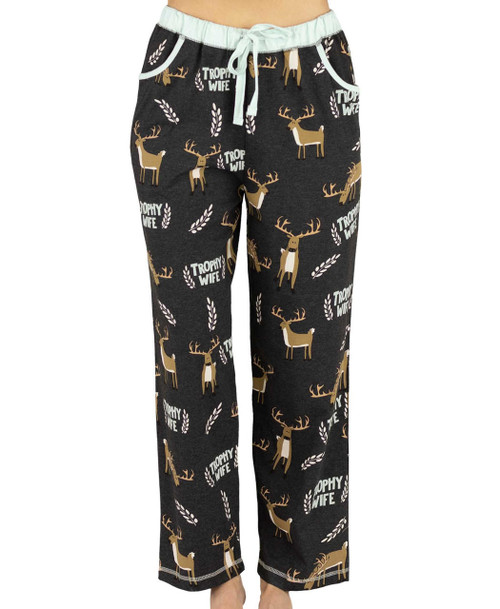  Trophy Wife Women's Regular Fit Deer PJ Pant 