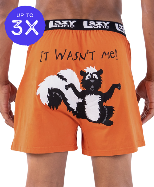 It Wasn't Me Men's Skunk Funny Boxer It Wasn't Me Men's Skunk Funny Boxer