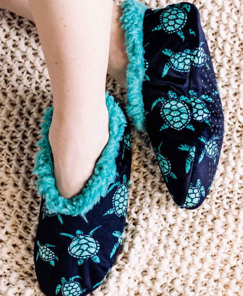  Turtles Fuzzy Feet Slippers 
