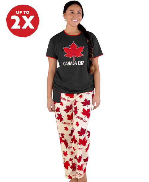  Canada Eh? Women's Regular Fit PJ Set 