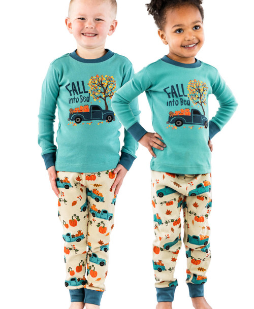 Fall Into Bed Kid's Long Sleeve PJ Fall Into Bed Kid's Long Sleeve PJ