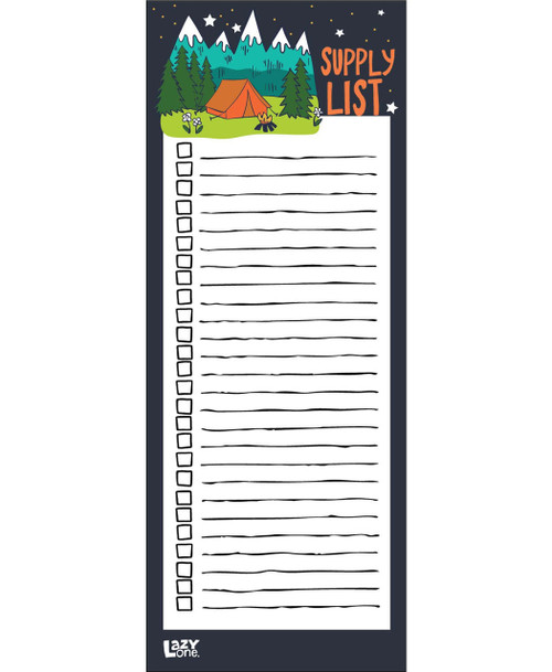  Supply List Notepad 
