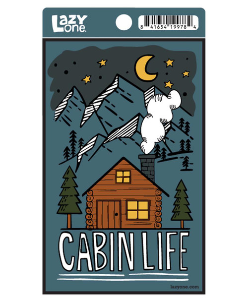  Cabin Life LazyOne Sticker 