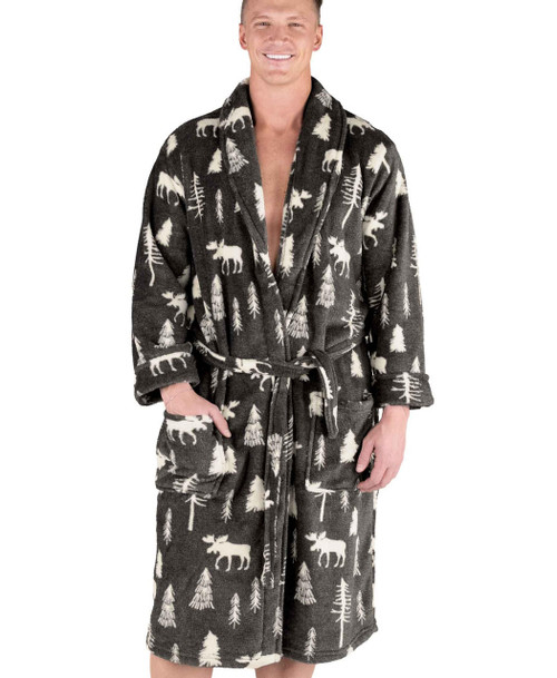  Take a Hike Men's Bathrobe 