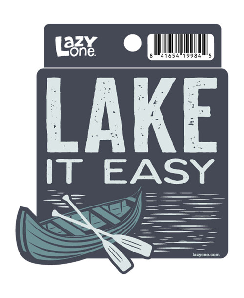 Lake It Easy LazyOne Sticker