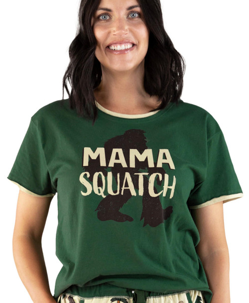  Mama Squatch Women's Regular Fit PJ Tee 
