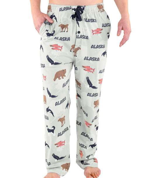  Alaska Wildlife Men's PJ Pants 