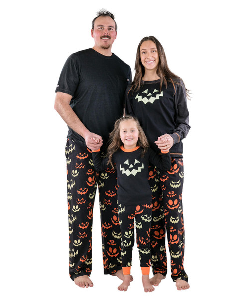 Spooky Face Family Matching Pajamas 
