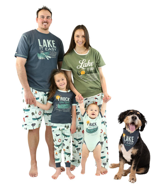  Lake It Easy Family Matching Pajamas 