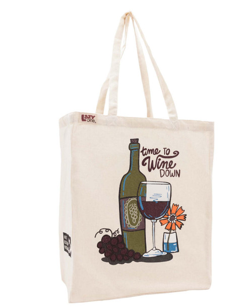  Wine Down Reusable Tote Bag 