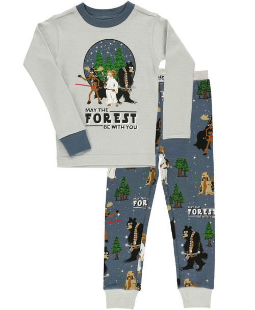  Forest Be With You Kid's Long Sleeve PJ's 