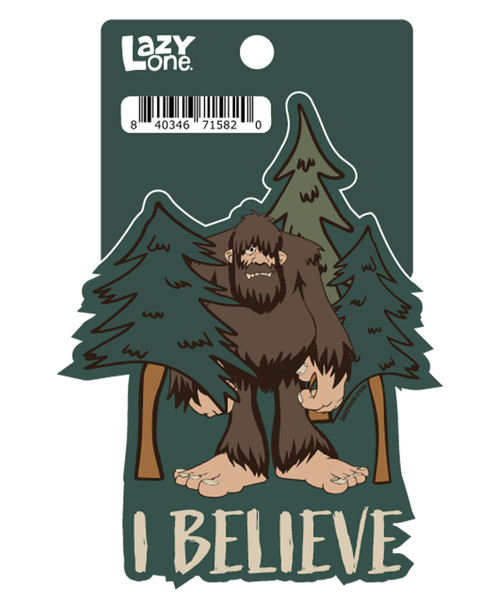 I Believe Bigfoot LazyOne Sticker
