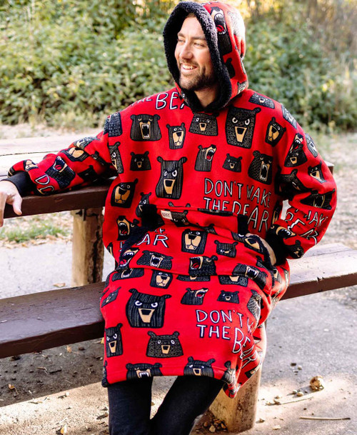 Don't Wake The Bear Blanket Hoodie 