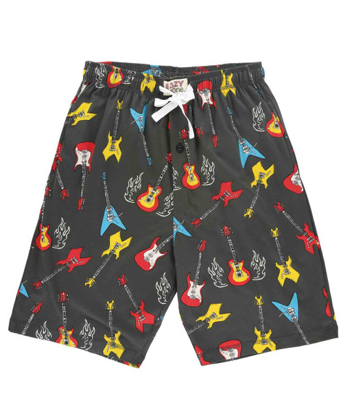 Rockstar Guitar Men's Pajama Shorts Rockstar Guitar Men's Pajama Shorts