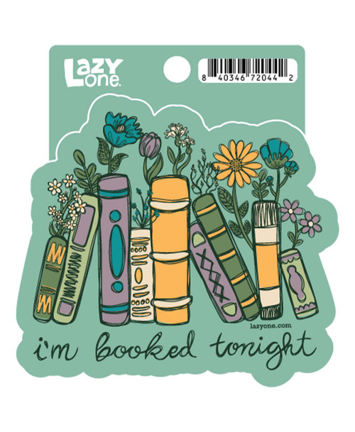 Booked LazyOne Sticker