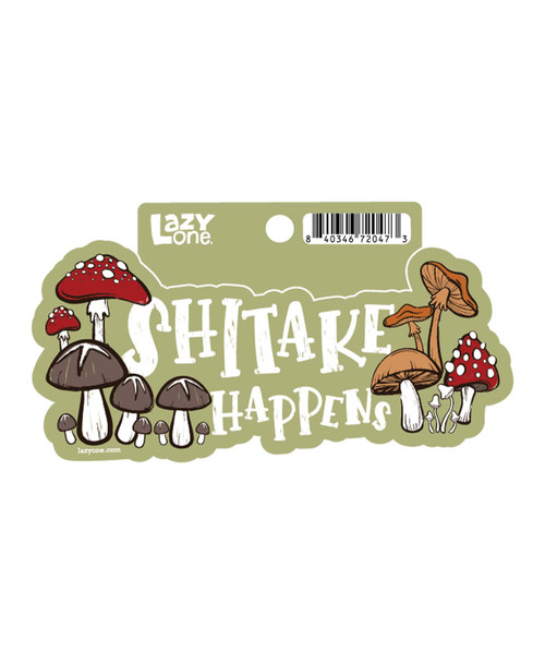 Shitake Happens LazyOne Sticker