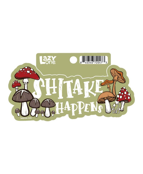  Shitake Happens LazyOne Sticker 