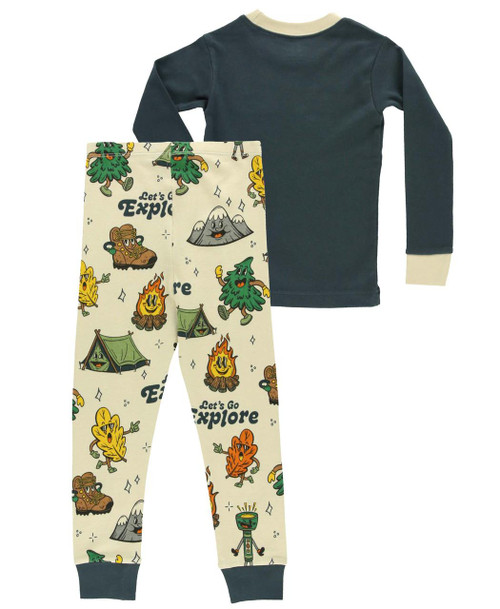 Vintage Camping Kid's Long Sleeve PJ's Vintage Camping Kid's Long Sleeve PJ's