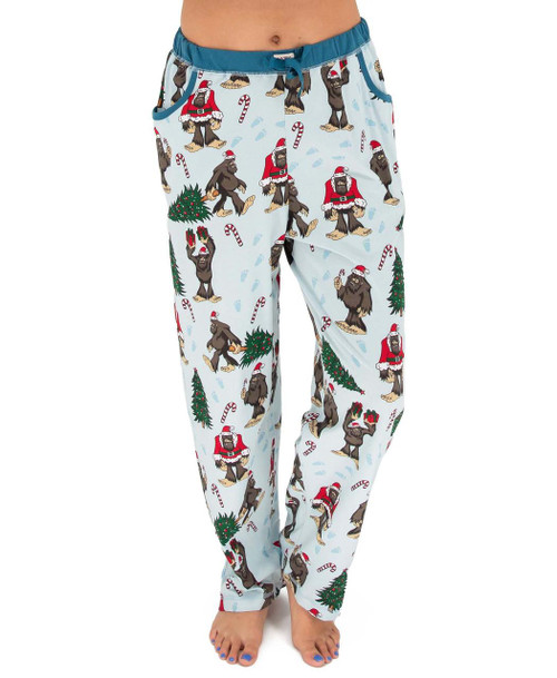  Christmas Bigfoot Women's Regular Fit PJ Pant 
