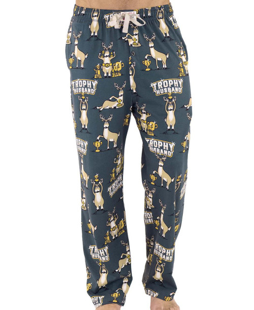  Trophy Husband Dark Blue Men's Buck PJ Pant 