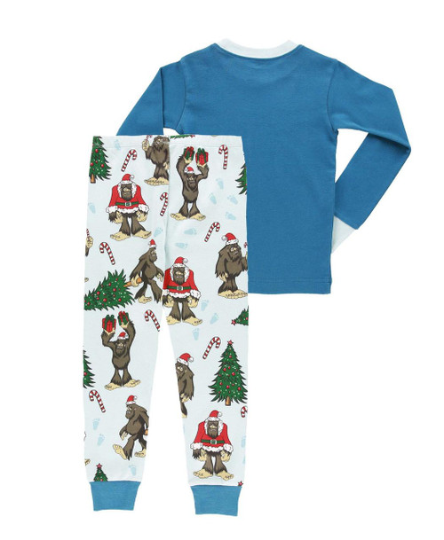Christmas Bigfoot Kid's Long Sleeve PJ's Christmas Bigfoot Kid's Long Sleeve PJ's