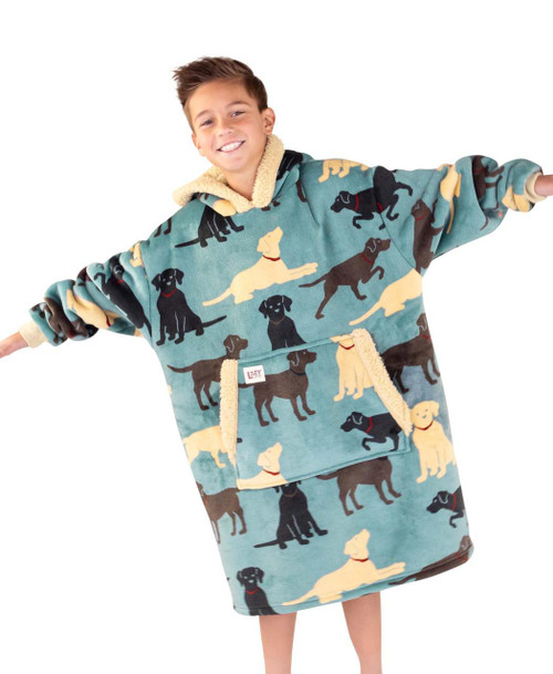  Labs Kid Blanket Hoodie 