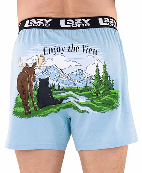 Enjoy the View Men's Funny Boxer