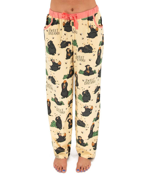  Sweet Dreams Bear Women's Regular Fit PJ Pant 