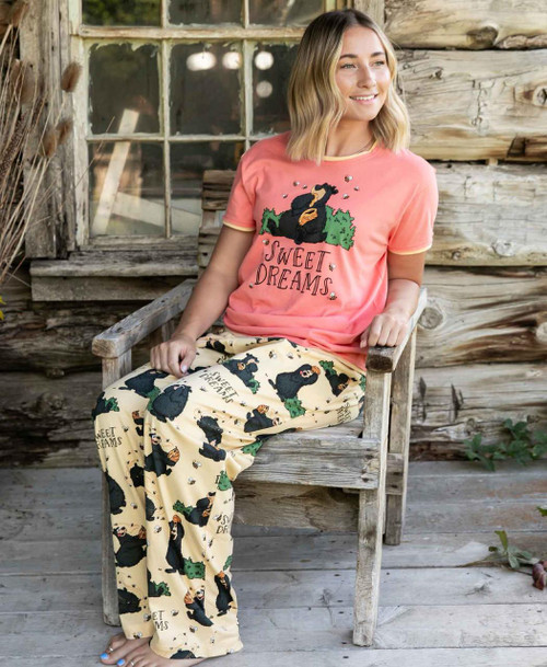  Sweet Dreams Bear Women's Regular Fit PJ Set 