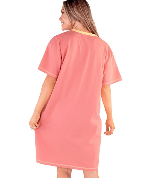  Sweat Dreams Bear Women's Pink Nightshirt 