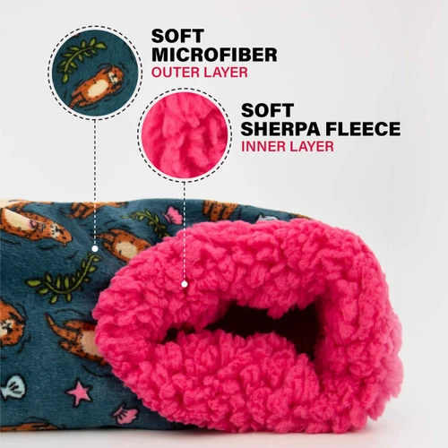  Otter Fuzzy Feet Slipper 