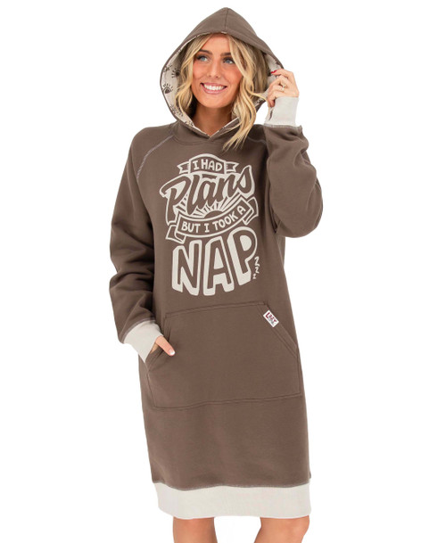 Had Plans But Took a Nap Sleep Hoodie