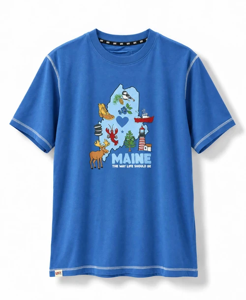  Maine Men's PJ Tee 