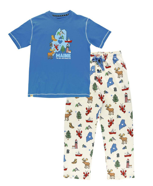  Maine Men's PJ Set 