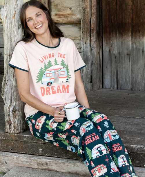  Living the Dream Women's Regular Fit PJ Set 