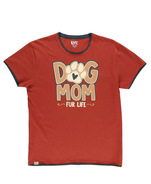  Dog Mom Fur Life Women's Regular Fit PJ Tee 