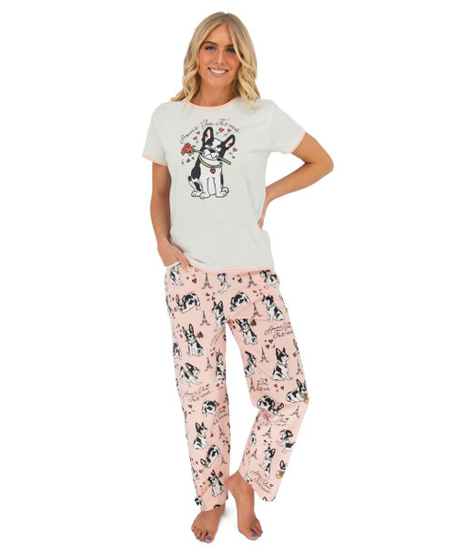  Amour You Furever  Women's Regular Fit Dog PJ Set 