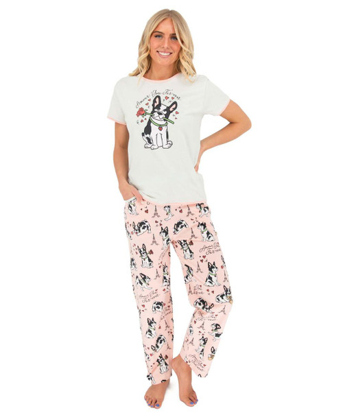  Amour You Furever  Women's Regular Fit Dog PJ Set 